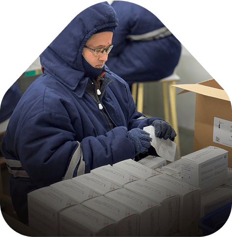 Custom packaging for cold chain goods